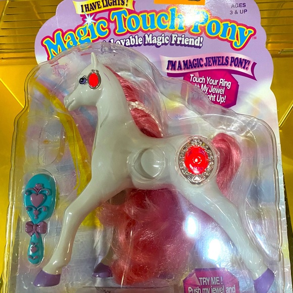 MAGIC TOUCH PONY VTG 90s MAGIC JEWELS PONIES, LIGHT UP & BLINK COLLECTION OF 3 - Picture 11 of 16